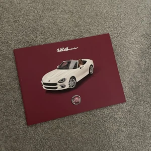 FIAT 124 SPIDER UK SALES BROCHURE December 2016 Brand New Unopened - Picture 1 of 2