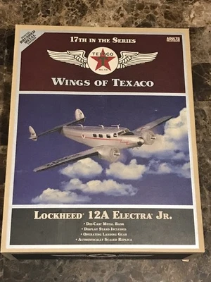 WINGS OF TEXACO LOCKHEED 12A ELECTRA JR. AIRPLANE REGULAR EDITION 17th In Series - Image 1 of 4