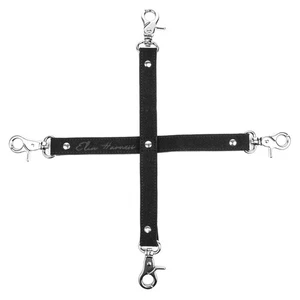 Neopren Kunstleder 4-fach Gurt Bondage, Hog-Tie Connector - Bild 1 von 2