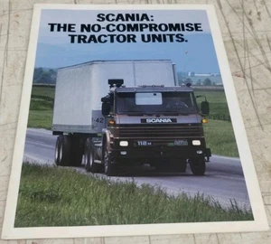 1986 Scania: The No Compromise Tractor Units Sales Brochure M32018E - Picture 1 of 7