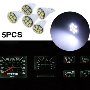 Gauge Cluster T10 8SMD LED Dashboard Bulbs White For Chevy GMC 89 91 C/K Truck - Picture 1 of 10