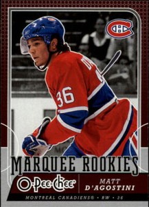 2008-09 OPC #523 Matt D'Agostini RC