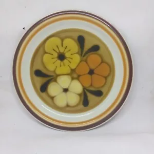 Chadds Ford Stoneware Aloha Dinner Plate-Floral-Japan-1970s-Mid Century-10 5/8" - Picture 1 of 5