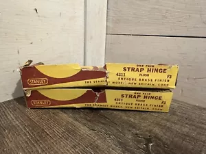 Vintage Stanley Ranch Craft Gurtscharnier 4311 bündig 2 Sets mit 2 Scharnieren - Bild 1 von 4