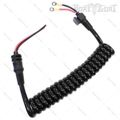 MotorGuide Long Curly Cable - Xi5 72" Shaft Models - Power Coil Cord - 8M0135682 - Image 1 of 4