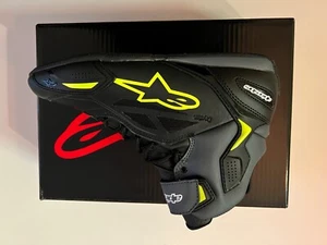 alpine stars boots men size 9.5 black and yellow - Picture 1 of 5