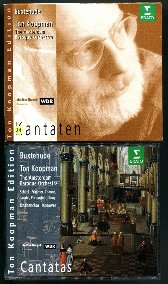 Buxtehude, 4CD-Box, Cantatas, Membra Jesu, Amsterdam Baroque Orch., Ton Koopman - Bild 1 von 2