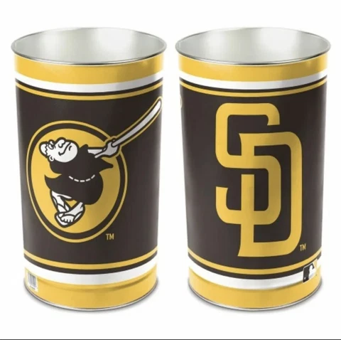 SAN DIEGO PADRES FRIAR MASCOT TRASH CAN  NO SHIPPING NO SHIPPING PICK UP ONLY Cover
