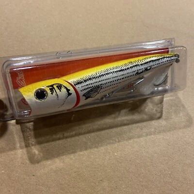 18236V GRANDE CREEK CHUB CABEZA DE NUDILLO SEÑUELO DE PESCA CROAKER AMARILLO Foto 1 de 4