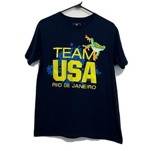 2016 Olympics Rio De Janeiro Team USA Frog Team Apparel Shirt Large - Picture 1 of 10
