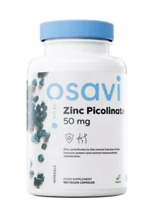 Picolinato de zinc Osavi - 50 mg - 180 cápsulas veganas - Imagen 1 de 2