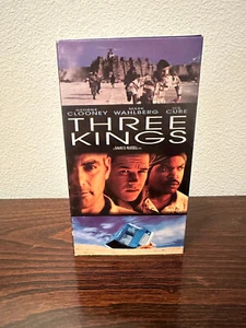Three Kings (VHS, 2000) Mark Wahlberg, Ice Cube, George Clooney - Picture 1 of 3