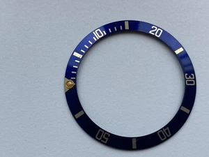 Rolex Submariner Date 16613 16803 16808 16818 Blue Bezel Insert ORIGIN (3) - Picture 1 of 8