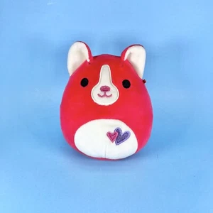 Squishmallow Fitz Corgi Plush Kellytoy 2019 Stuffed Animal Red Dog RARE 5” - Picture 1 of 6