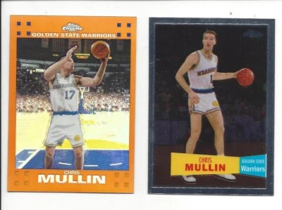 CHRIS MULLIN 2007-08 TOOPS CHROME ORANGE REFRACTOR SP #82 (20/199) + TC 57-58 SP - Image 1 of 2