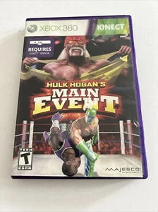 Hulk Hogan's Main Event (Microsoft Xbox 360, 2011) CIB Complete Tested - Picture 1 of 4