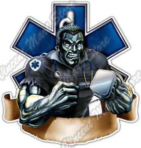 Paramedic Medical EMS Emergency Beast Car Bumper Vinyl Sticker Decal 4.6" - Picture 1 of 1