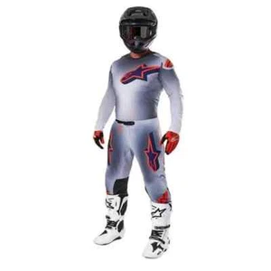 2025 Alpinestars SuperTech Motocross Racing Gear Set Jersey/Pants Combo MX Suit - Foto 1 di 5