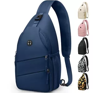 Crossbody Bags for Women Men Trendy Sling Bag Bakpack Casual Chest Bag with C... - Picture 1 of 6