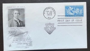 Scott #1123 - Fort Duquesne - First Day Cover - Picture 1 of 2