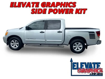 For Nissan Titan Graphics Side Power 3m Stripes Vinyl Decals Stickers 2004-2015 — 第 1/4 张图片
