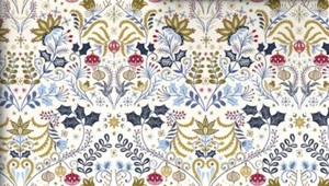Hallmark carta da imballaggio colorata toilette natalizia su bianco 35 piedi quadrati rotolo vacanze - Foto 1 di 5