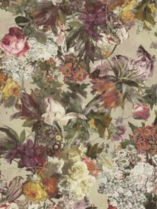 Fototapete Blumen rosé bunt 606850 Rasch Passepartout (29,78€/1qm) - Bild 1 von 1