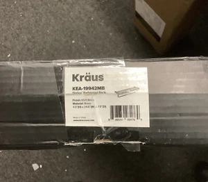 Estante de montaje en pared Kraus Stellos con toalla cada uno en negro mate KEA-19942MB B1 - Imagen 1 de 7