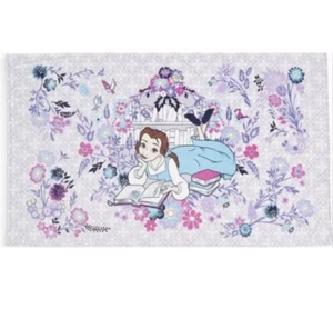 Vera Bradley Plush Throw Blanket Disney Beauty & The Beast Belle Floral Blanket  - Picture 1 of 3