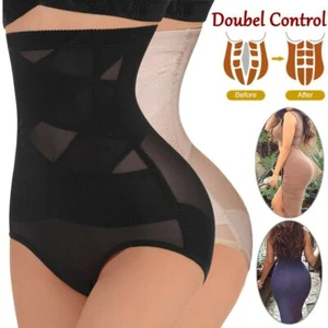 Women Body Shaper Tummy High Waist Slimming Pant Shapewear Thigh Trimmer Panties - Picture 1 of 14