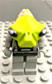 Lego Minifigure Space Alien Pilot From Alien Conquest Original Head 2012 #AC002