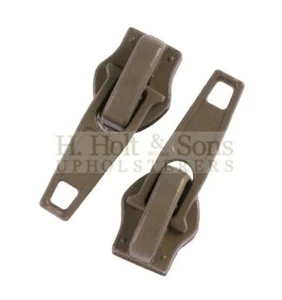 Upholstery Zip Sliders - No.4 Heavy Coil/Spiral Runner #4 - Beige - 50 Sliders - Picture 1 of 1