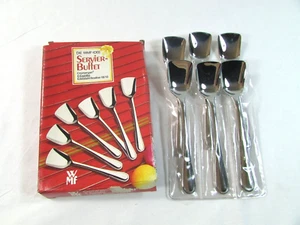 6 cucharas WMF Cromargan CACHET acero inoxidable 5,5" para servir - buffet de gelatina de azúcar pala - Imagen 1 de 12