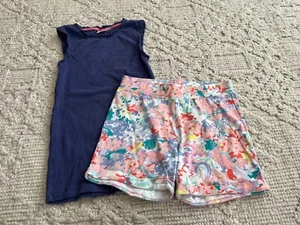 Girl's MINI BODEN/JOULES Size 11-12 Tank Top + Shorts Set - Picture 1 of 2
