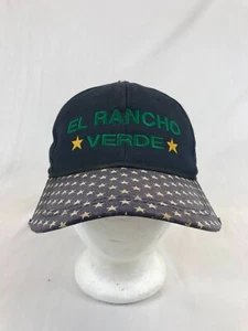 El Rancho Verde Baseball Cap Snapback Hat Star Patterned Bill Embroidered Logo - Picture 1 of 11