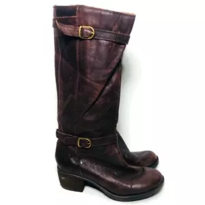 Lucky Brand Women's Knee High Riding Boots Brown Leather Size 9.5 - Picture 1 of 11
