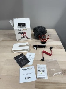 Microphone compact sur caméra Rode VideoMicro avec support antichoc Rycote Lyre - Photo 1 sur 7