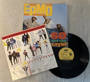 EPMD: So Wat Cha Sayin 12" Vinyl Single 1989 Fresh/Sleeping Bag VG+/VG w/ inner - Picture 1 of 11