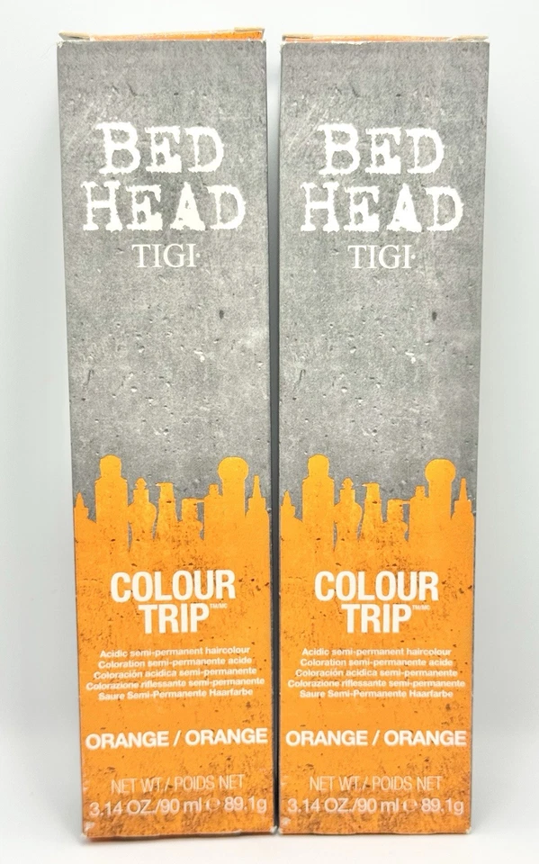 Cabezal de cama TIGI color viaje semipermanente color de cabello - naranja (paquete de 2) 3,14 oz. Foto 1 de 4