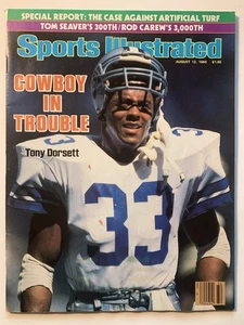 Tony Dorsett 12 agosto 1985 Sports Illustrated senza etichetta Dallas Cowboys - Foto 1 di 1