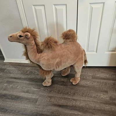 Melissa & Doug Plush Camel Stuffed Toy Animal Rare Giant Jumbo Retired Brown - Image 1 of 4