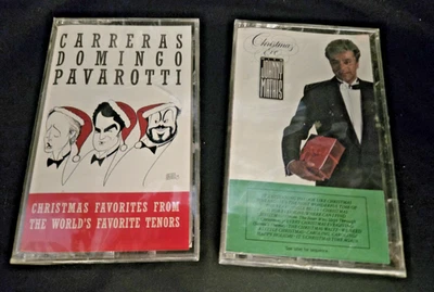 Johnny Mathis – Pavarotti Domingo Carrera Christmas - Cassettes NEW & SEALED! - Image 1 of 4
