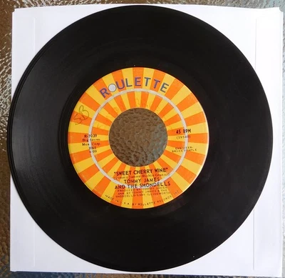 Tommy James & The Shondells 45 RPM Record-Sweet Cherry Wine - Image 1 of 2