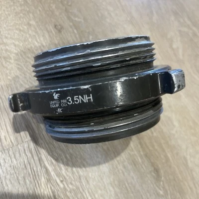 Red Head 3 1/2'' DBL Male Firefighter Fire Hose Adapter 3 - 1/2 NH  - Image 1 of 3