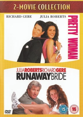 Pretty Woman & Runaway Bride Double Bill - Richard Gere - NEW Region 2 DVD - Image 1 of 2