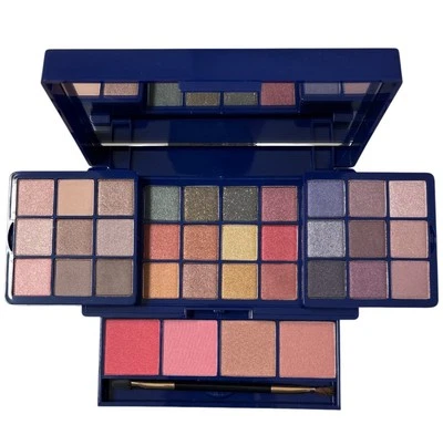 AVON fmg Glimmer Glow Up Glim Up Mega Palette 30 Eyeshadows 4 Blushes Mirror NEW - Image 1 of 4