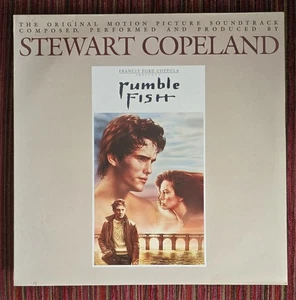 STEWART COPELAND POLICE RUMBLE FISH RARE UK PROMO COPY OF VINYL LP - Picture 1 of 4