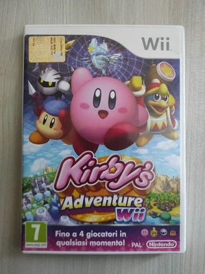 KIRBY'S ADVENTURE WII NINTENDO WII PAL ITALIANO MULTILINGUA COMPLETO - Immagine 1 di 3