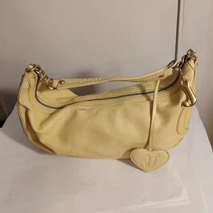 juicy couture Hobo Yellow Vintage Women's leather bag Y2K - Bild 1 von 24