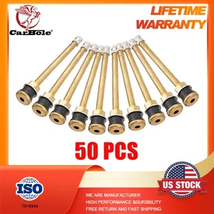 50 Pcs TR572 Truck Tire Valve Stem Wheels 22.5 /24.5 For Φ16(.625"dia.) Rim Hole - Picture 1 of 13
